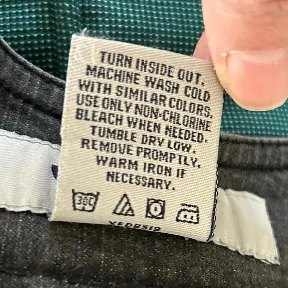 Wet Seal Vintage Sleeveless Denim Vest Women Black Grunge Western Y2K Medium - Picture 5 of 5